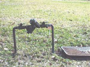 Backflow by meter box
