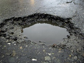 image of road pothole