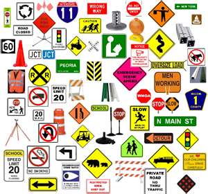 Image showing different types of road signs