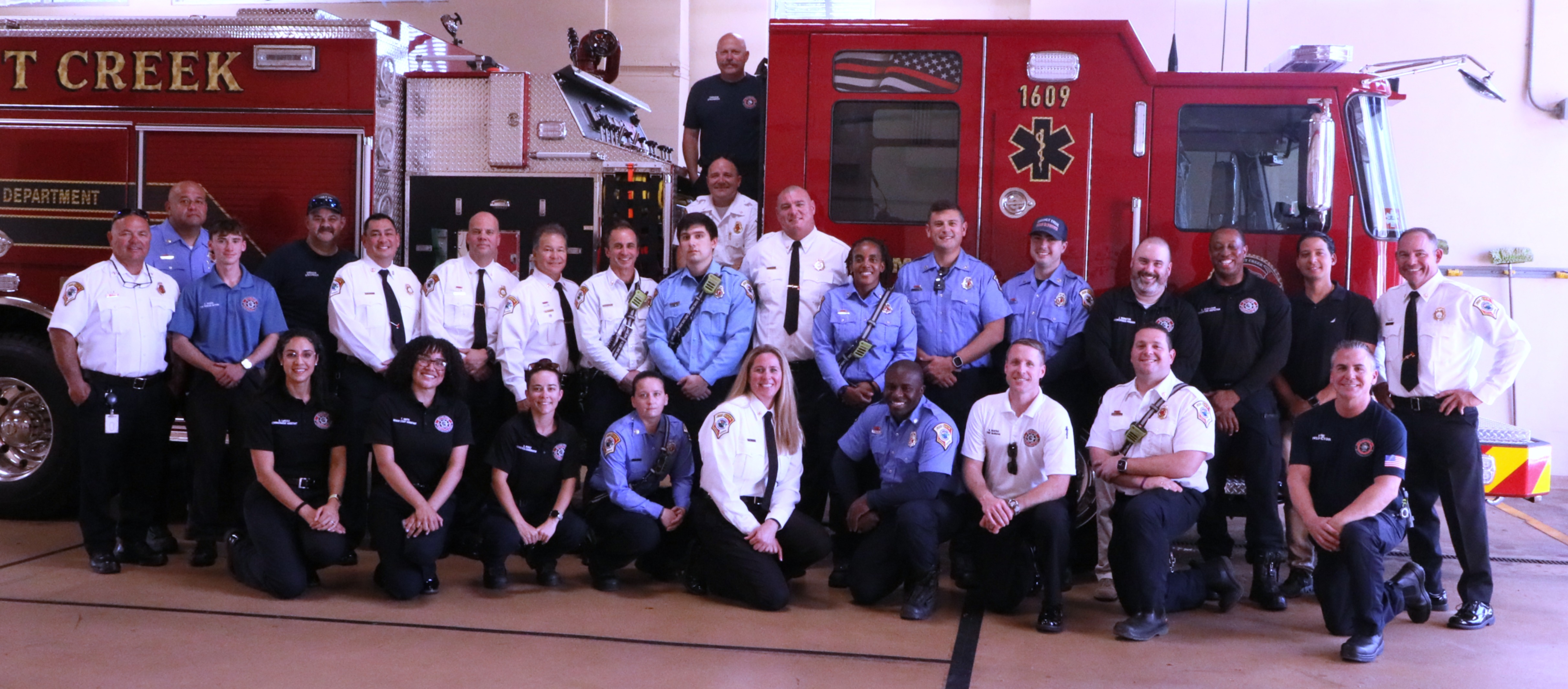 Coconut Creek Fire Rescue Push-In Ceremony